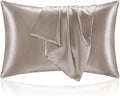 BEDELITE Satin Pillowcases, Queen Size 20x30 Inch, Rose Taupe by BEDELITE
