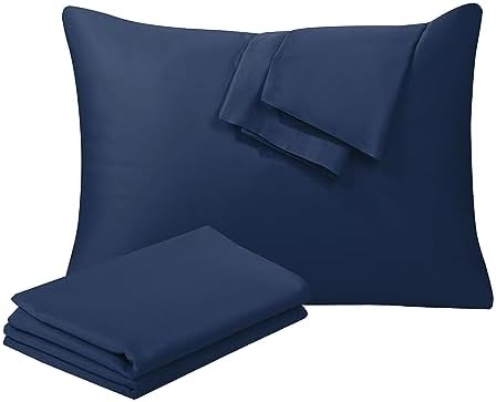 100% Egyptian Cotton Toddler Pillowcases Set of 4 by ShunjieHome