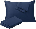 100% Egyptian Cotton King Size Pillow Protectors by ShunjieHome