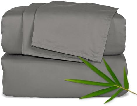 Pure Bamboo California King Sheets, Genuine 100% Organic Viscose Derived from by PureBamboo