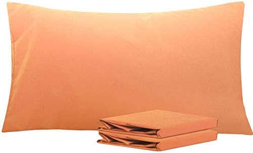 NTBAY Microfiber King Pillowcases, 2 Pack, 20 x 40, Pale Orange by NTBAY