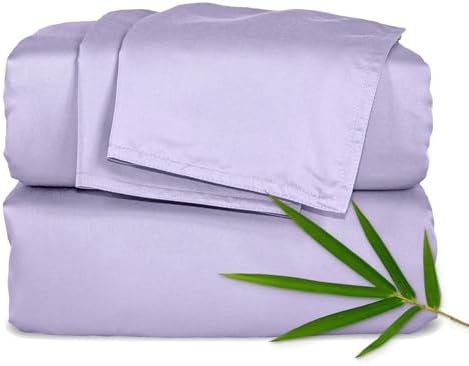 Pure Bamboo California King Sheets, Genuine 100% Organic Viscose Derived from by PureBamboo