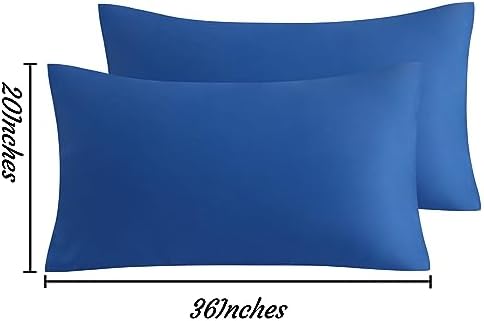 NTBAY King Microfiber Pillowcases, Royal Blue - Image 6