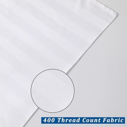 Standard Pillow Cases 4 Pcs, 100% Egyptian Cotton 400 Thread Count Sateen Weave - Image 6