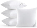 MIULEE 22x22 Pillows Inserts Pack of 4, Down Alternative Virgin Filling by MIULEE