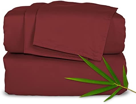 Pure Bamboo Queen Sheets, Genuine 100% Organic Viscose Derived from Bamboo Bed by PureBamboo