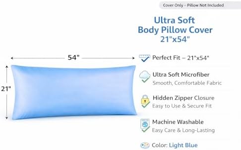 EVOLIVE Body Pillow Covers 2-Pack - Image 2
