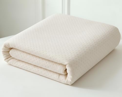 Deluxe Organic Cotton Percale Crib Mattress Protector Waterproof – Premium 280 - Image 2