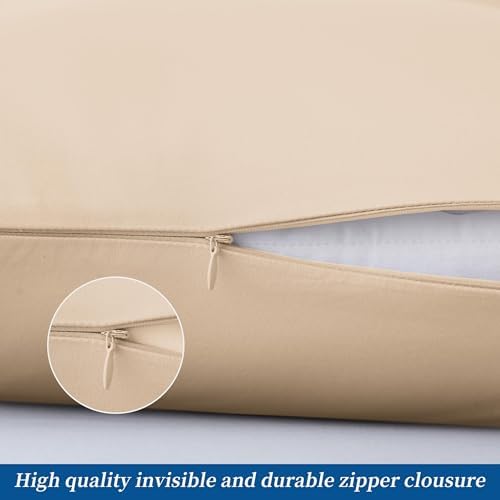 Pillow Cases King Size 4 Pcs, 100% Egyptian Cotton 400 Thread Count Sateen - Image 6