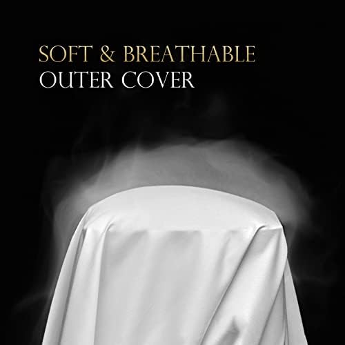 Cooling Side Sleeper Curved Pillow Case King 1 Pack 20 * 36 White - Image 4