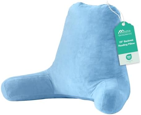 Sasttie Reading Pillow for Bed, Back Pillow for Sitting Up by SASTTIE