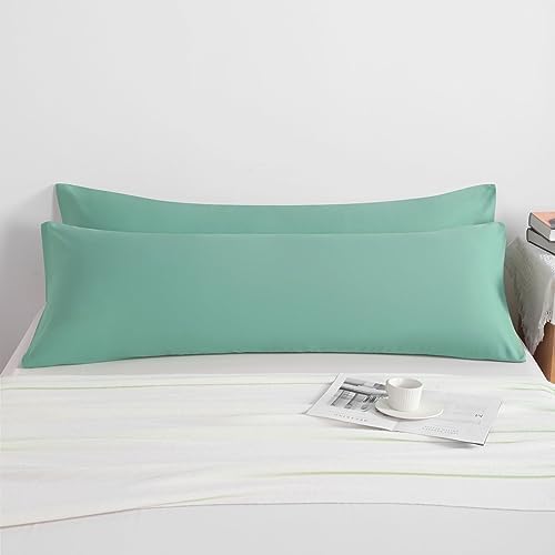 NTBAY Body Microfiber Pillowcases, Mint Green - Image 4