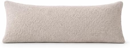 REAFORT Sherpa Body Pillow Cover 21"x54", Zipper Closure - Image 6