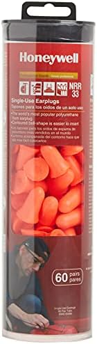 Honeywell Safety Products Pre-Shaped Foam Earplugs, 60 Pair Tube - Image 2