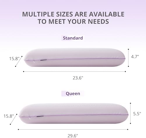 EGOHOME Cooling Gel Memory Foam Pillow, Reversible, Neck Support - Image 7