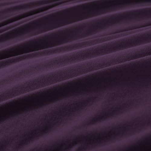 H HOUSEHOLD 100% Jersey Knit Cotton Queen Size Pillowcases Set of 2, Super Soft - Image 5