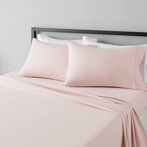 Amazon Basics Lightweight, Breathable, Wrinkle Resistant Microfiber 4-Piece Bed by AmazonBasics