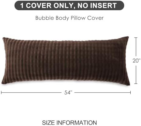 SOCHOW Decorative Body Pillow Cover 20x54 Inches, 1 Pack - Image 3