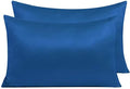 NTBAY Queen Satin Pillowcases, Royal Blue by NTBAY