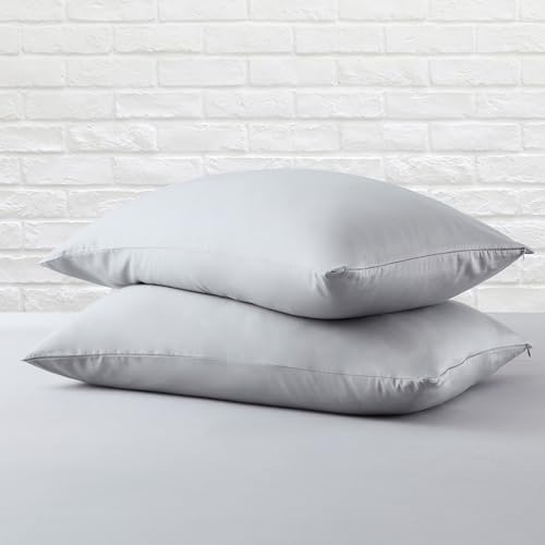 King Size Pillow Protector Set of 2, 100% Egyptian Cotton Pillow Cases - Image 6