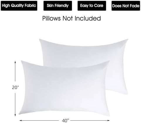 Cotton Pillow Protectors/Cases King Size - Image 2