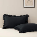 Ruffle Pillow Case King Size Set of 2 by Unknown