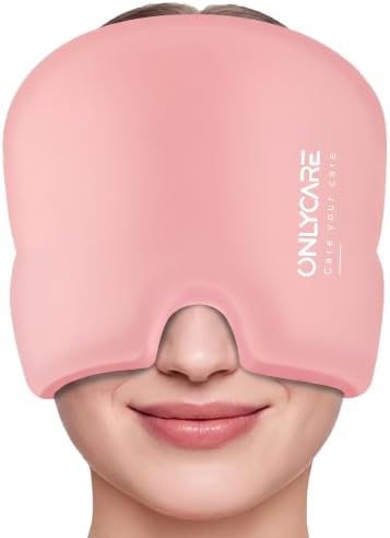 ONLYCARE Migraine Relief Cap for Women, Headache Relief Cold Cap Ice Mask by ONLYCARELLC