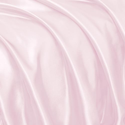 Homiest Blush Pink Ruffle Satin Body Pillow Cover - Image 7