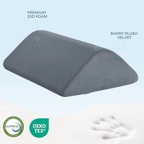 Knee Wedge Pillow for Post-Surgery Recovery-Leg Elevation Support for Sleep - Image 7