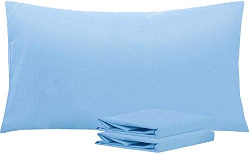 NTBAY Microfiber King Pillowcases, 2 Pack, 20 x 40, Sky Blue by NTBAY