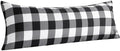 NTBAY Body Buffalo Pillowcase, 1800 Thread Brushed Microfiber Black and White by NTBAY