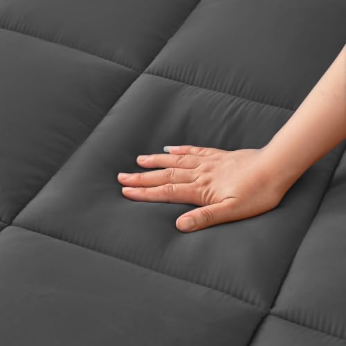 Shatex 2.5 inch Mattress Topper, King Size Mattress Pad - Image 6