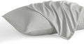 NTBAY Standard Microfiber Pillowcases, Light Grey by NTBAY