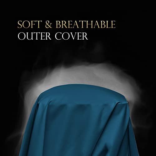 Cooling Side Sleeper Curved Pillowcase Queen 1 Pack 20 * 30 Teal - Image 4