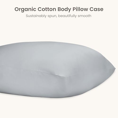 BIOWEAVES 100% Organic Cotton Body Pillow Cover - Image 3