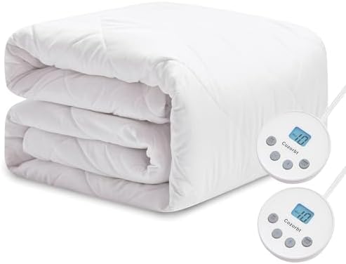 Heated Diamond Quilted Mattress Pad, Queen Size Dual Control, Soft Bed Warmer by Unknown