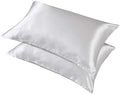 Satin Pillowcases Set of 2, Standard Size Cooling Pillow Cases by LCBD