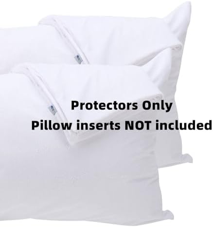 Waterproof Feather Proof Pillow Protectors King Size - Image 2