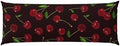 Red Cherry Body Pillowcase, Long Pillow Cover 20"x54" Soft Moisture-Wicking by Unknown