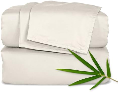 Pure Bamboo King Sheets, Genuine 100% Organic Viscose Derived from Bamboo Bed by PureBamboo