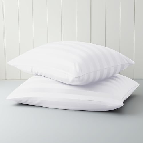 Standard Pillow Cases 4 Pcs, 100% Egyptian Cotton 400 Thread Count Sateen Weave by ZaizaiHome