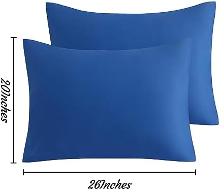 NTBAY Standard Microfiber Pillowcases, Royal Blue - Image 6