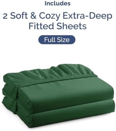 CGK Linens 2 Pack Extra Deep Full Fitted Sheets - Image 4