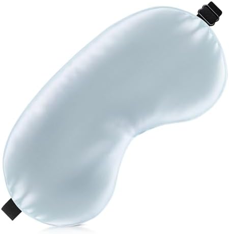 Sleep Mask Silk Eye Mask for Men Sleeping Mask, Adjustable Elastic Strap for by Unknown