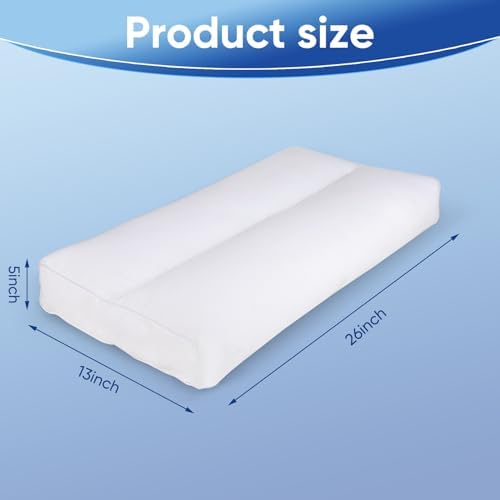 MINUPWELL Knee Pillow for Side Sleepers, 100% Cotton Fabric Pillow for Between - Image 5