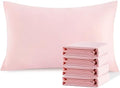 NTBAY Microfiber Queen Pillowcases, 4 Pack, 20 x 30, Blush Pink by NTBAY