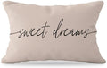 Sweet Dreams Pillow Cover 12x20, Decorative Throw Pillow Covers by YeiHe