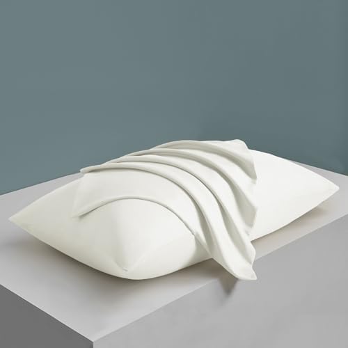 MILVOWOC 2Pcs Brushed Microfiber Standard Pillowcases, 20 x 26 Inch - Image 6
