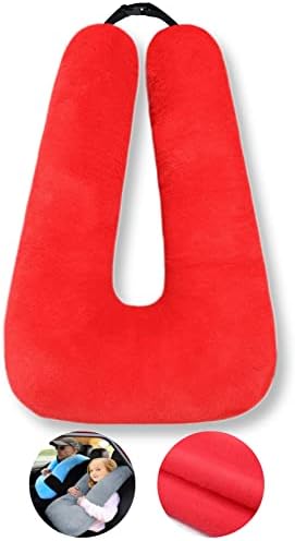 FHSGGP Travel Pillow Car Pillow Kid Car Sleeping Red by FHSGGP