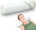 1 Pcs Memory Foam Roll Pillow Neck Bolster Cylinder Pillow, 18 x 4 Inch by Bucherry